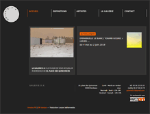 Tablet Screenshot of galeriedx.com